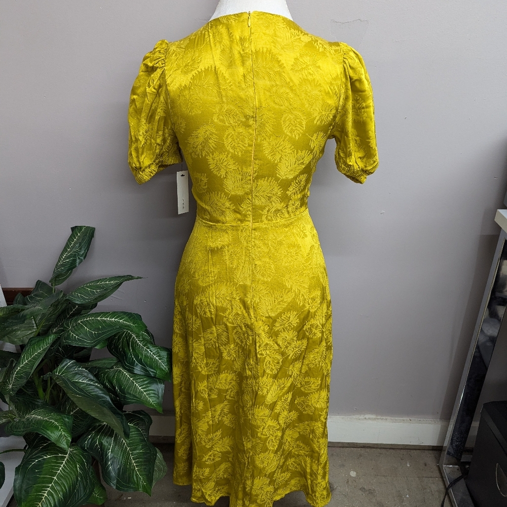 Lani the Label Gold Yellow Midi Dress - Picture 6 of 9